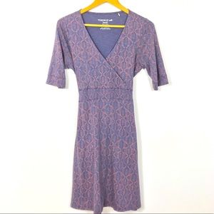 Toad&Co. Cue Wrap Cafe Dress Organic Cotton